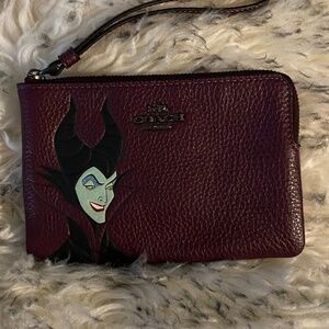 NWT LIMITED EDITION Disney X Coach Wristlet With Maleficent!!
